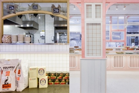 甜品店裝飾效果圖,甜品店裝修設計圖片