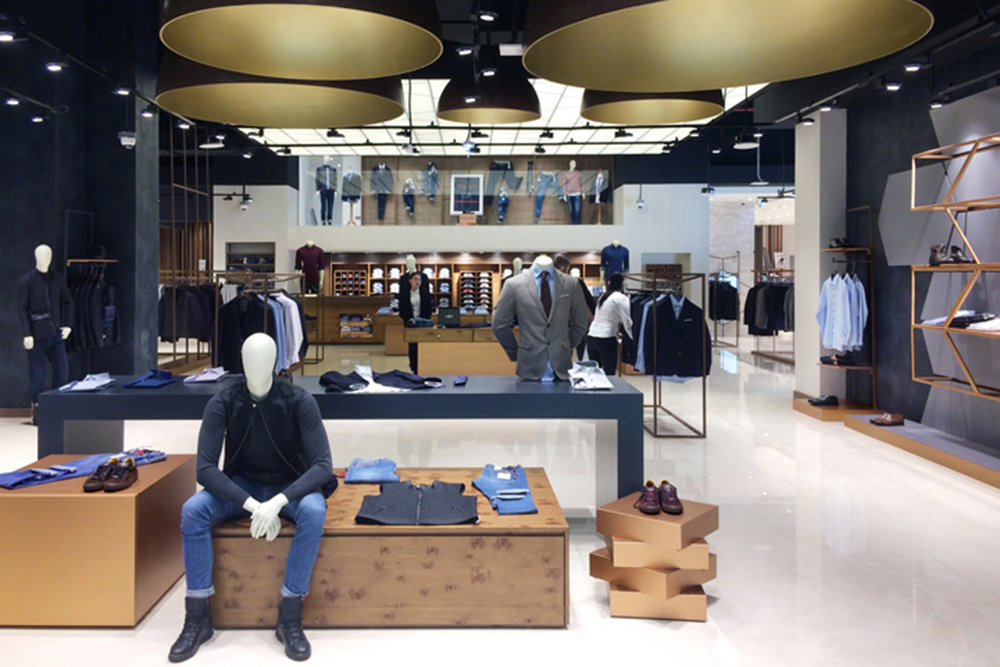 服裝店裝修案例圖,服裝店裝修圖片