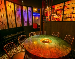 火鍋店裝修設(shè)計(jì)案例圖,火鍋店裝修設(shè)計(jì)實(shí)景圖