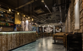 燒烤店空間設(shè)計(jì)實(shí)景圖