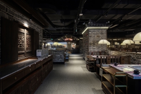 火鍋店設計實景圖,火鍋店設計案例圖