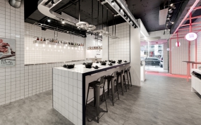 火鍋店空間設計圖片,火鍋店空間設計實景圖