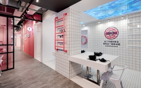 火鍋店空間設計案例圖,火鍋店空間設計布局圖