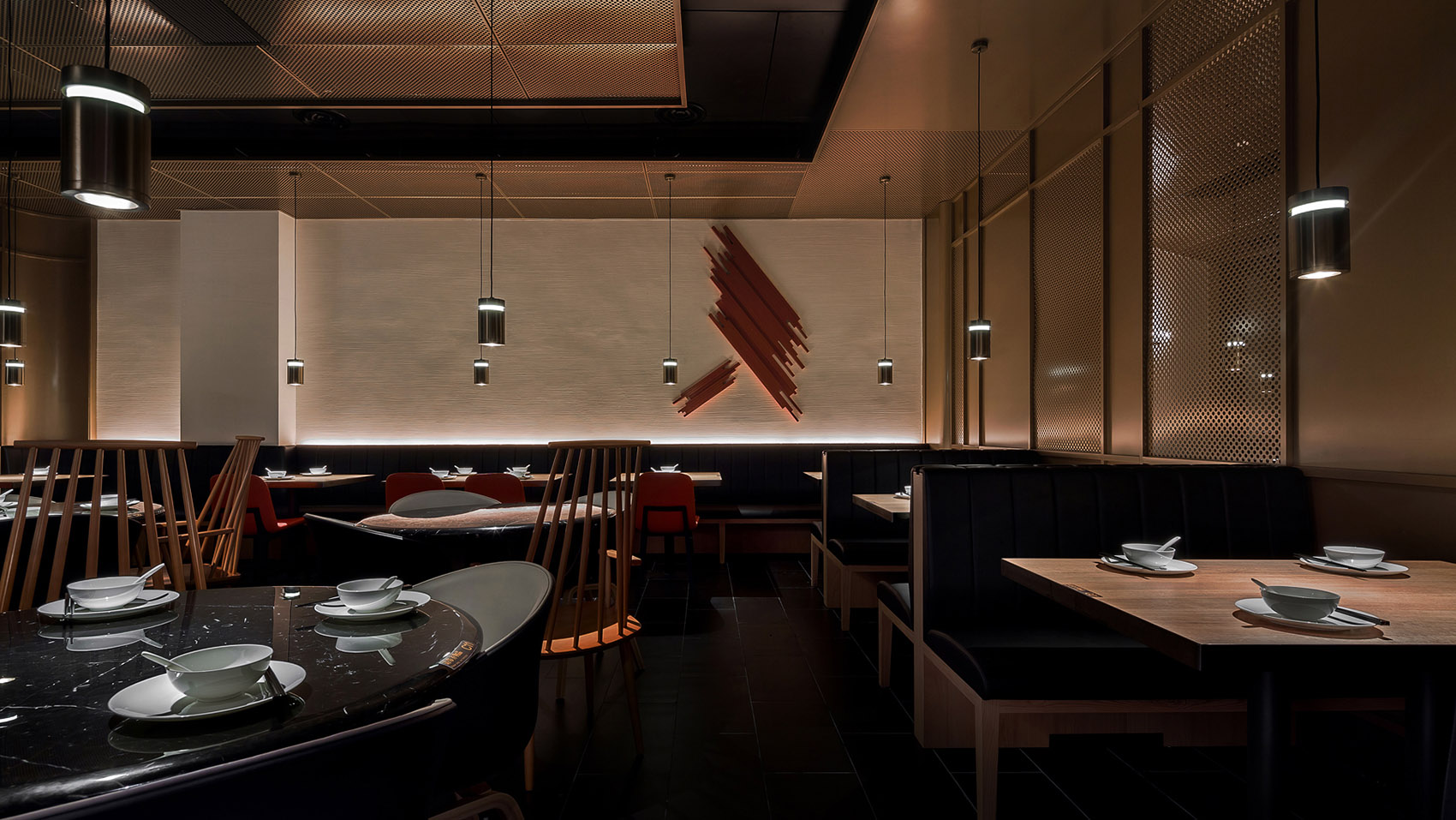 餐館裝修設(shè)計(jì)實(shí)景圖,