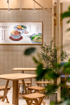 快餐店裝飾圖片,快餐店裝飾實景圖
