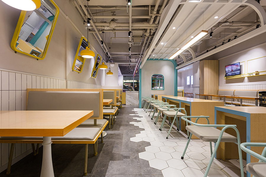 土豆粉店設計實景圖,土豆粉店設計案例圖
