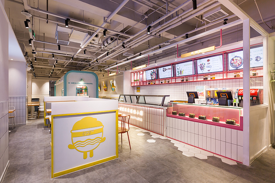土豆粉店裝修設計案例圖,土豆粉店裝修設計布局圖