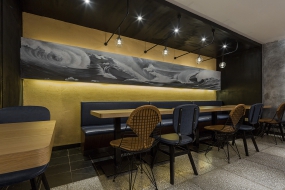 快餐店設(shè)計圖片,快餐店設(shè)計實景圖