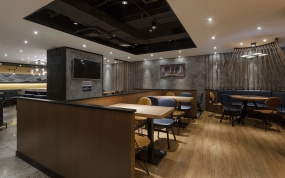 快餐店裝修設(shè)計實景圖,快餐店裝修設(shè)計案例圖
