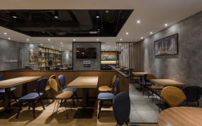 快餐店裝修設(shè)計圖片,快餐店裝修設(shè)計實景圖