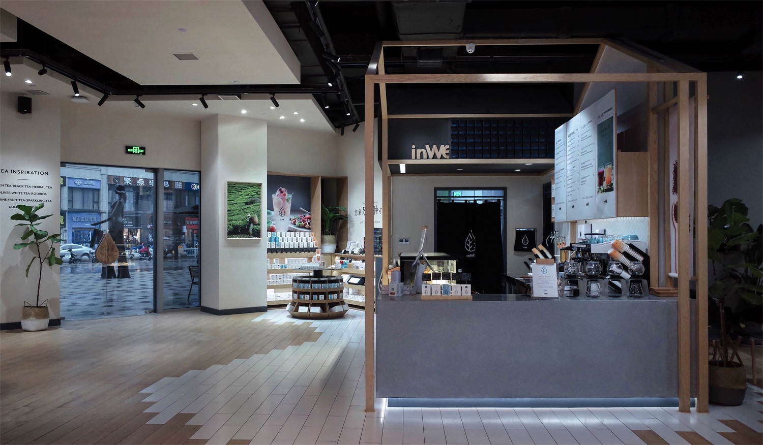 奶茶店裝飾效果圖，奶茶店裝飾圖片