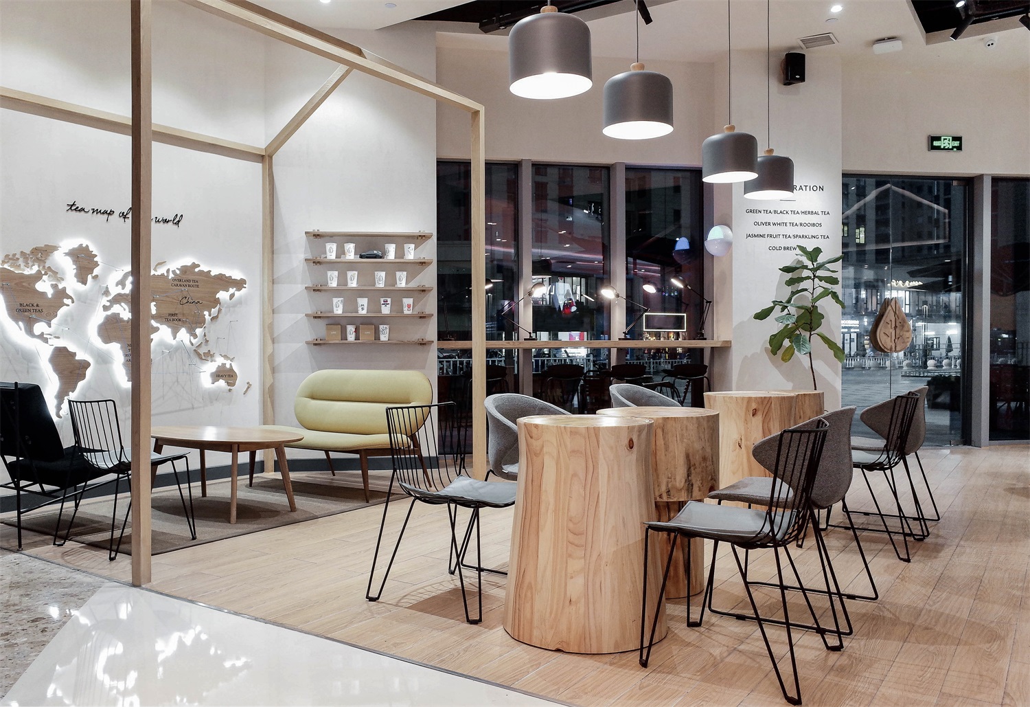 奶茶店空間設(shè)計(jì)實(shí)景圖,奶茶店空間設(shè)計(jì)案例圖