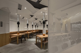 烤肉店裝飾布局圖,烤肉店空間設(shè)計(jì)效果圖