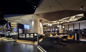 牛排餐廳裝修設(shè)計實景圖,牛排餐廳裝修設(shè)計圖片