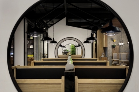 火鍋店裝修設計圖片
