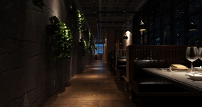 火鍋店裝飾圖片,火鍋店裝飾案例圖