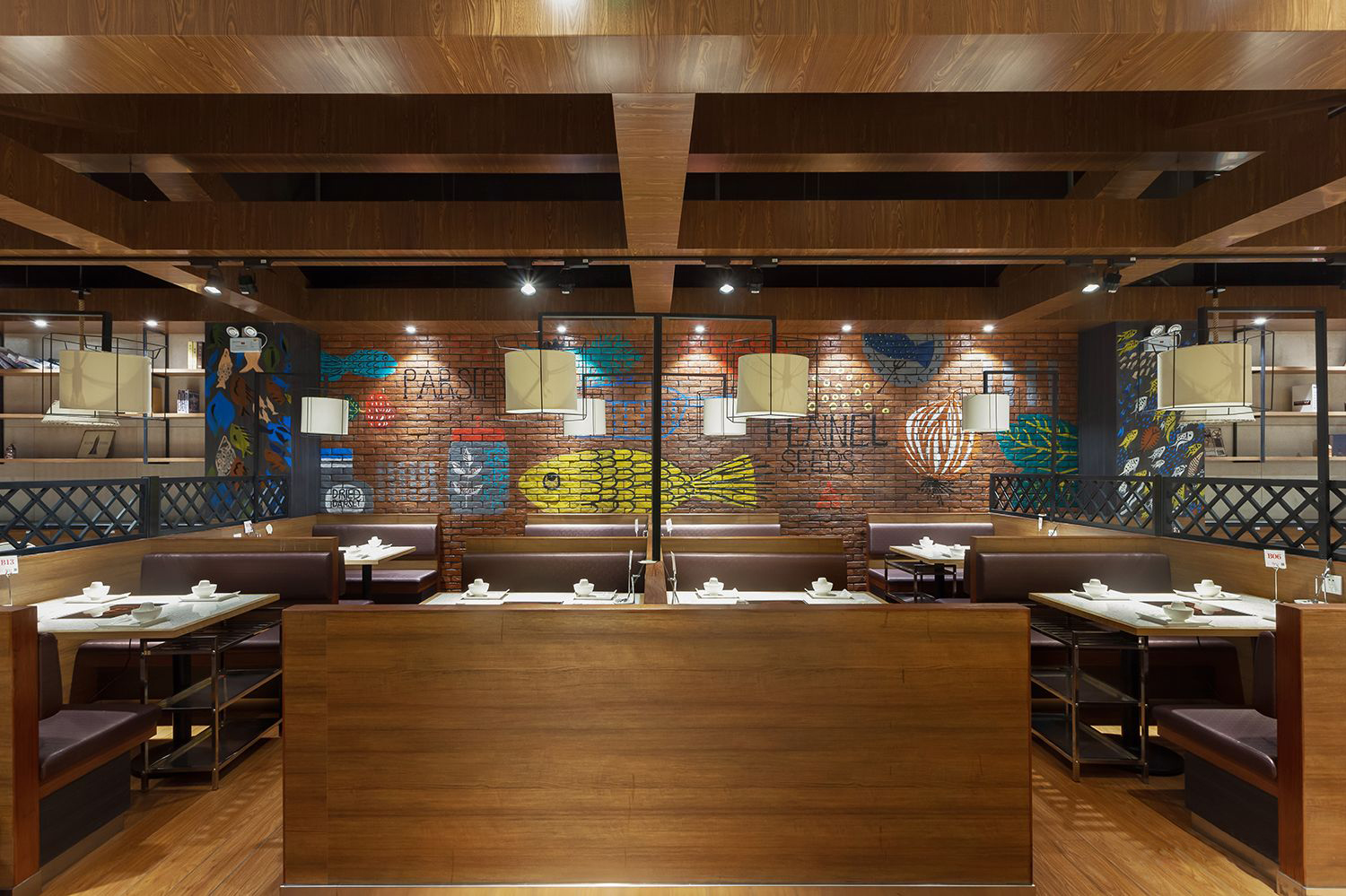 火鍋店店面空間設(shè)計(jì)案例圖,火鍋店店面空間設(shè)計(jì)布局圖
