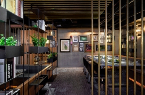 火鍋店設計效果圖,火鍋店設計實景圖