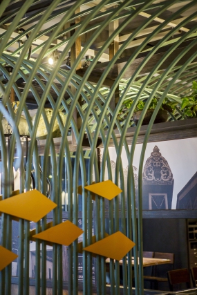 火鍋店店面空間設(shè)計實景圖,火鍋店店面空間設(shè)計圖片
