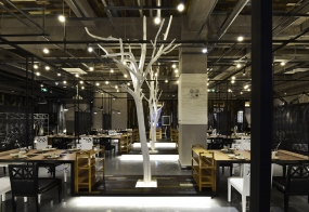 火鍋店空間設(shè)計(jì)布局圖,火鍋店店面裝修設(shè)計(jì)效果圖