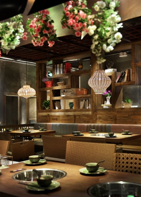 火鍋店店面設(shè)計圖片