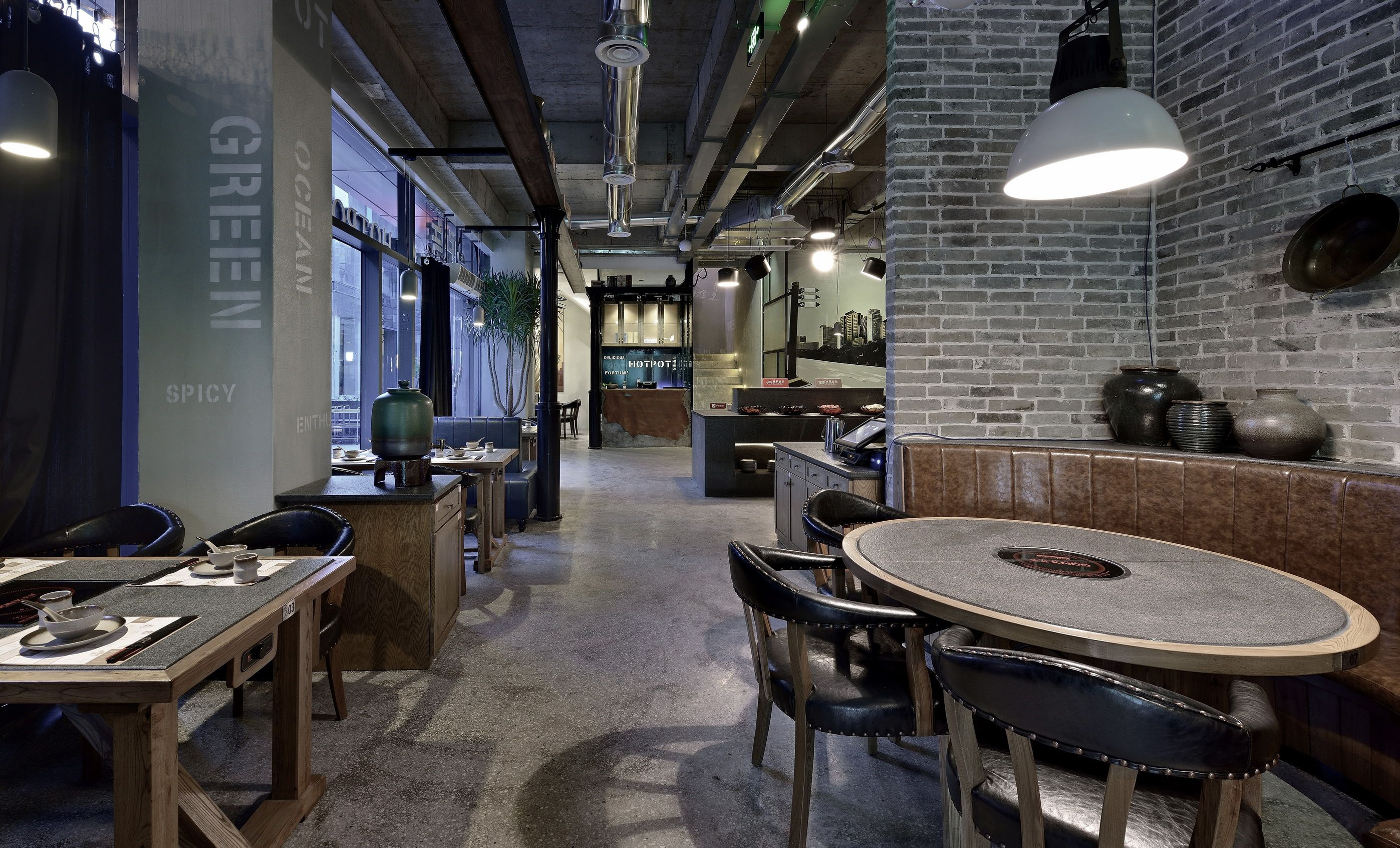 火鍋店店面裝飾設(shè)計圖片,火鍋店店面裝飾設(shè)計圖