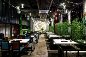 火鍋店裝飾布局圖