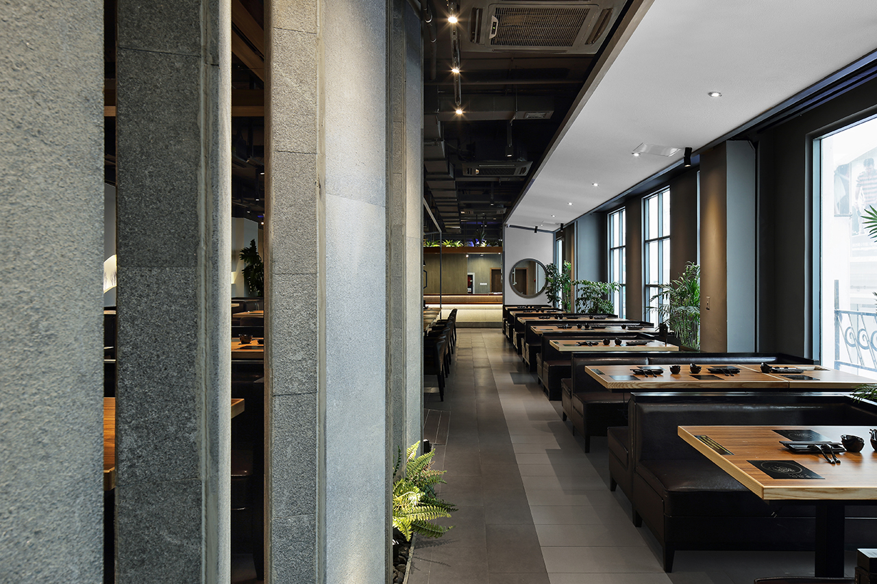烤肉店裝飾設(shè)計(jì)效果圖,烤肉店裝飾設(shè)計(jì)布局圖