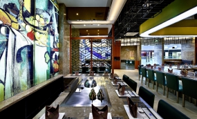  鐵板燒店裝飾實(shí)景圖