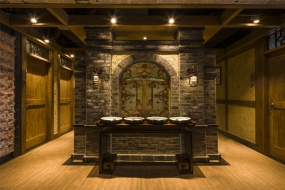 火鍋店裝修設(shè)計(jì)實(shí)景圖,火鍋店裝修設(shè)計(jì)圖片