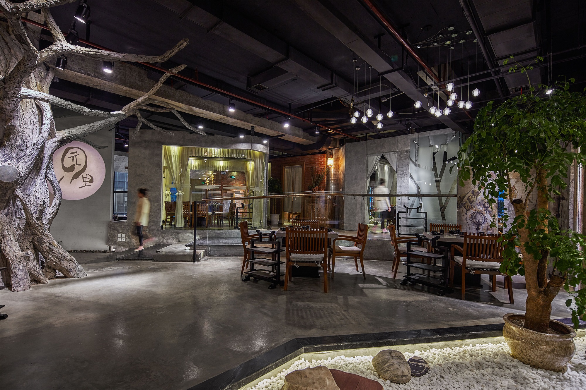 火鍋店裝飾效果圖,火鍋店裝飾布局圖