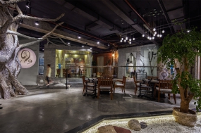 火鍋店裝飾效果圖,火鍋店裝飾布局圖