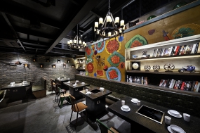 火鍋店店面裝飾設(shè)計(jì)布局圖,火鍋店店面裝飾設(shè)計(jì)實(shí)景圖