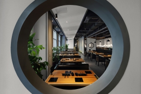 火鍋店店面裝飾設(shè)計(jì)實(shí)景圖