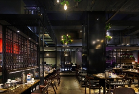火鍋店裝修設(shè)計圖片,火鍋店裝飾效果圖