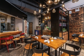 燒烤店裝修設(shè)計(jì)效果圖,燒烤店裝修設(shè)計(jì)布局圖