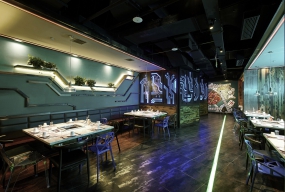  重慶火鍋店空間設(shè)計布局圖,重慶火鍋店空間設(shè)計實景圖
