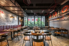 燒烤店裝飾設計實景圖, 燒烤店裝飾設計圖片