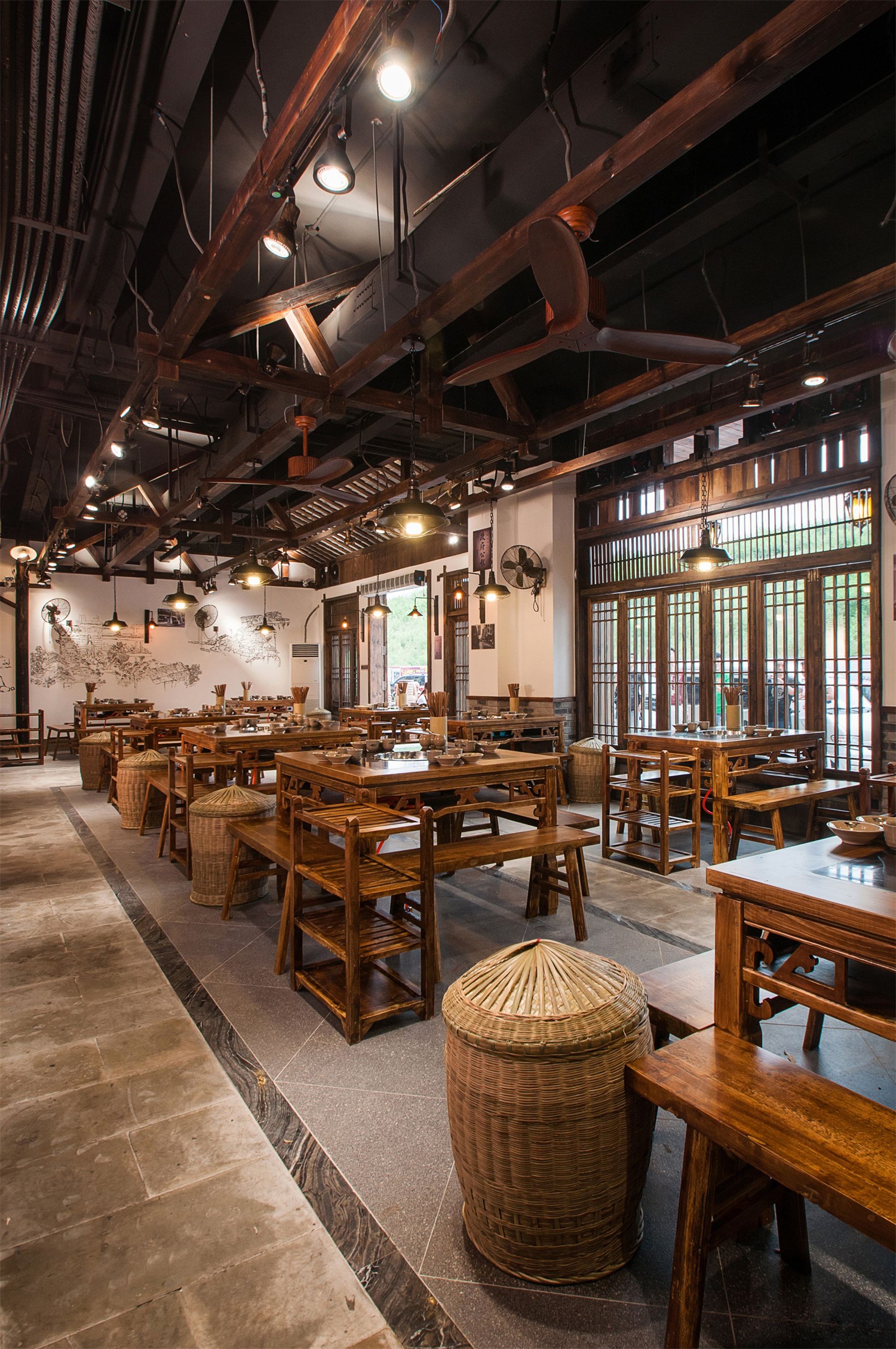 火鍋店店面裝飾實(shí)景圖,火鍋店店面裝飾圖片