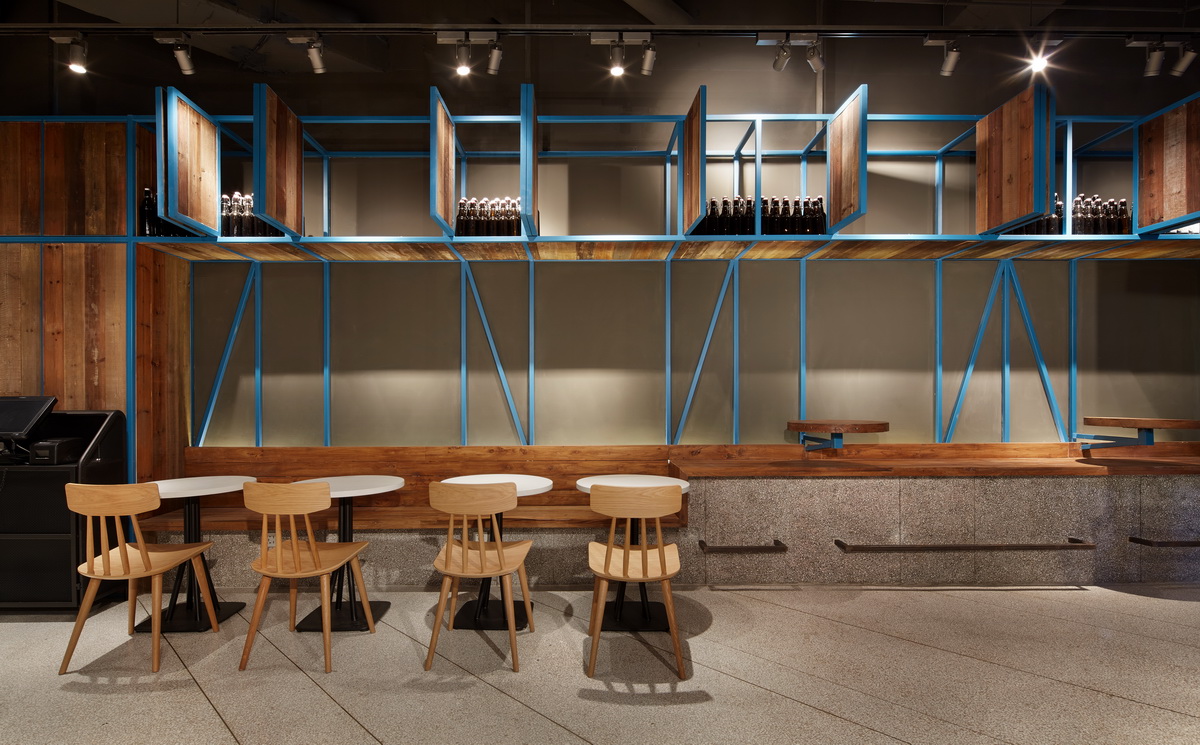 簡約快餐店空間設(shè)計(jì)布局圖,簡約快餐店設(shè)計(jì)效果圖