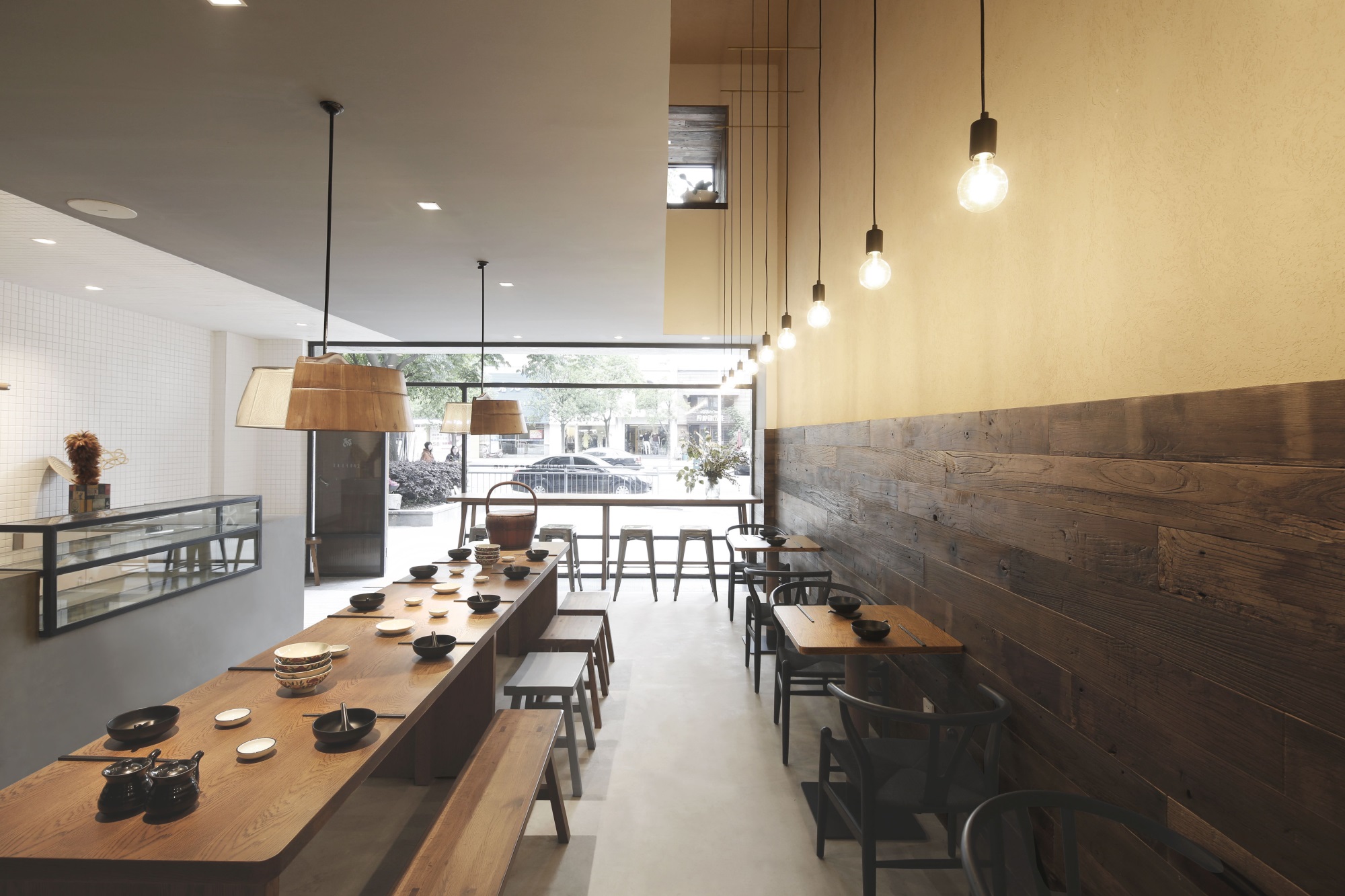 快餐店裝飾布局圖,餐館設計圖