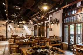 火鍋店裝飾設計圖片,火鍋店店面設計效果圖