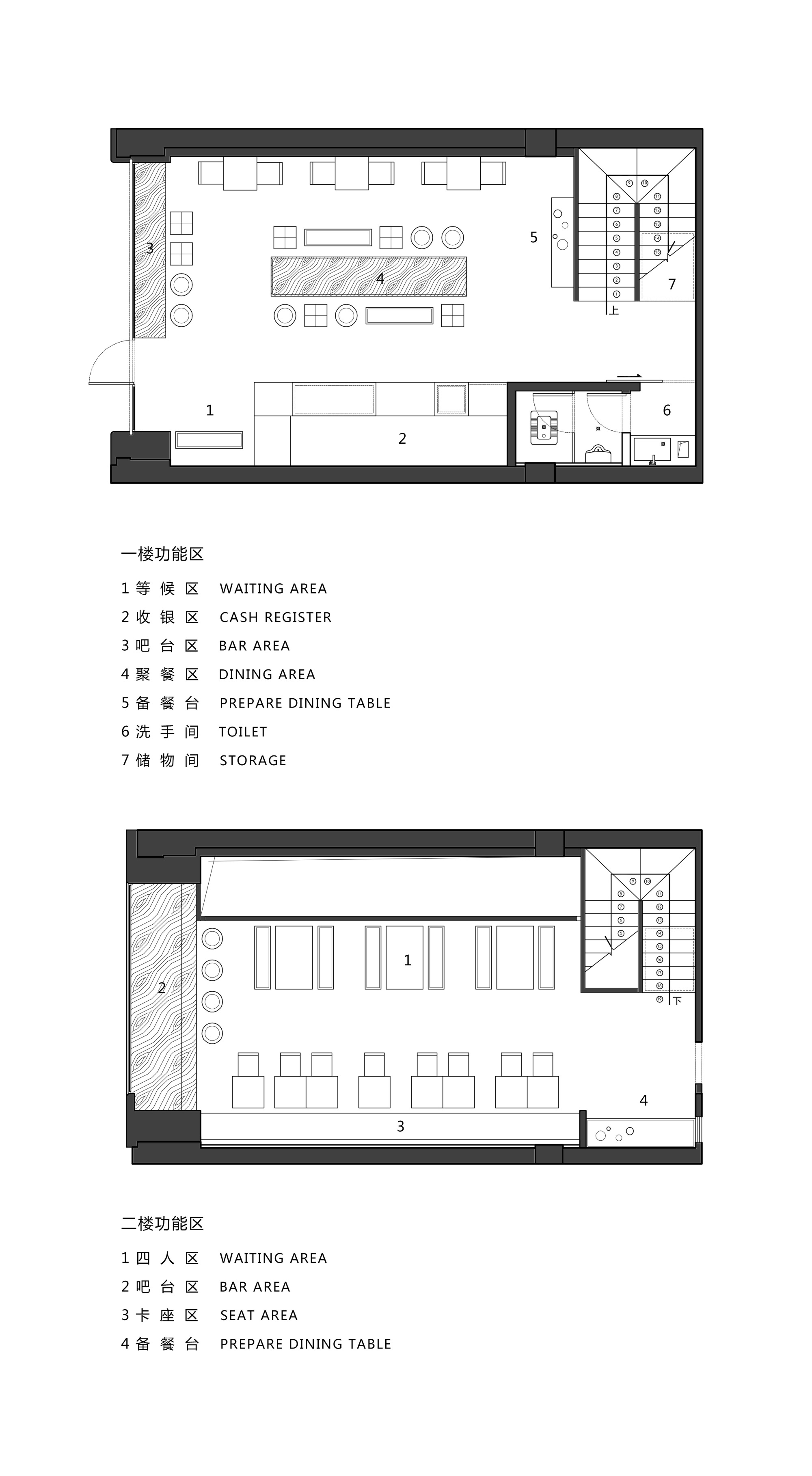 快餐店裝飾平面圖,快餐店設計平面圖
