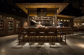 飯店空間設(shè)計效果圖,飯店空間設(shè)計案例