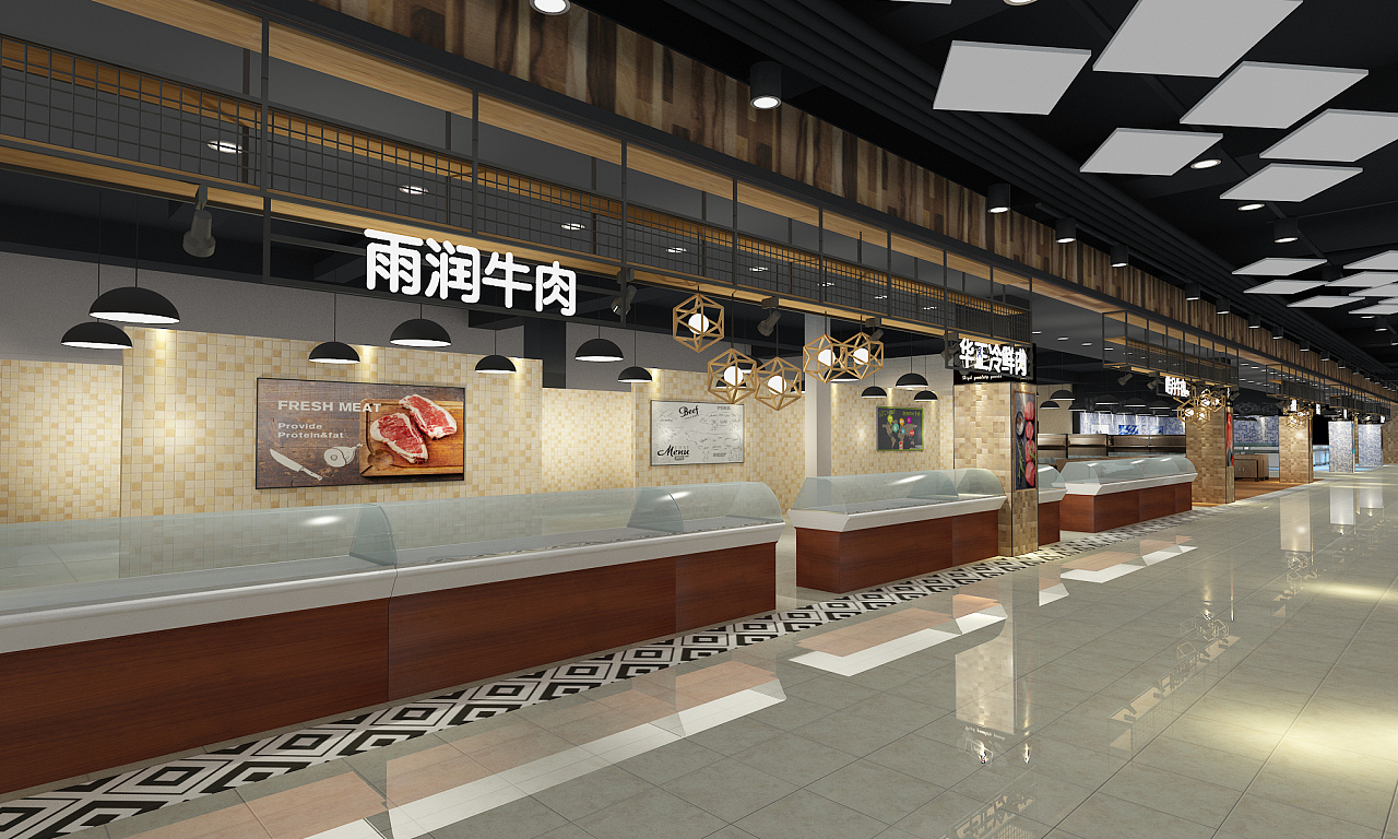 大型購(gòu)物超市空間設(shè)計(jì)案例圖,購(gòu)物超市設(shè)計(jì)案例圖