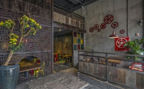 快餐店裝修設(shè)計圖片