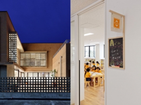  幼兒園空間設(shè)計(jì)效果圖,民辦九州幼兒園
