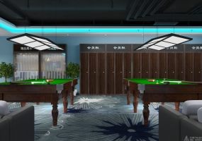  臺(tái)球廳空間設(shè)計(jì)效果圖,臺(tái)球廳裝飾圖片