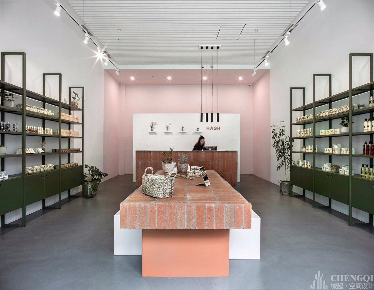 護(hù)膚品店裝修圖片,護(hù)膚品店裝修案例圖