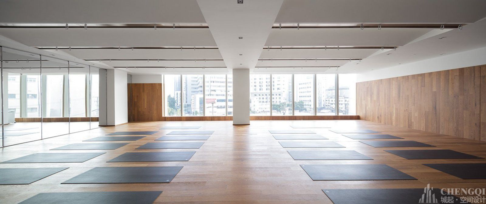 瑜伽館裝修效果圖,瑜伽館裝修布局圖